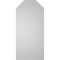 Ekena Millwork Octagonal Top Surface Mount PVC Gable Vent w/ 3-1/2"W x 1"P Standard Frame, 16"W x 34"H GVPOT16X3401SN - alternate 4